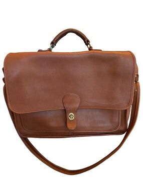 Vintage Coach Metropolitan Briefcase Messenger Bag